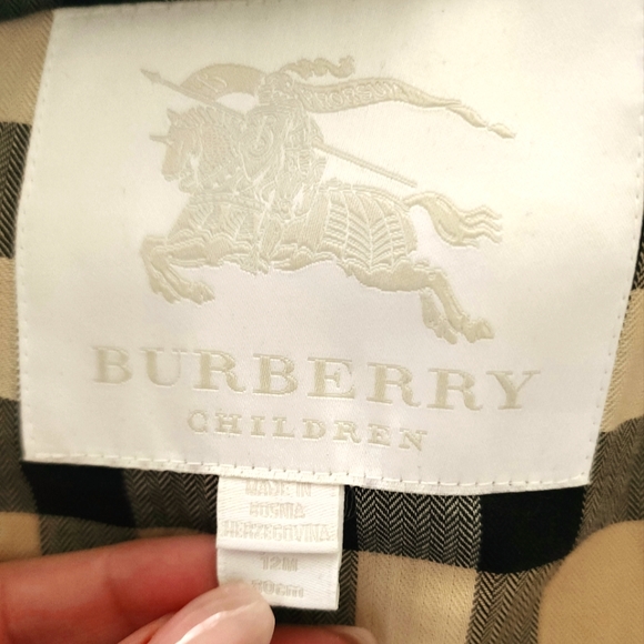 **SOLD** Authentic Burberry Wool Baby Peacoat - Picture 5 of 9